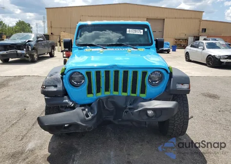 2021 Jeep Wrangler Unlimited Sport z USA, uszkodzony, nr VIN 1C4HJXDN9MW623702